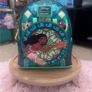 Moana stained glass Loungefly Mini Backpack